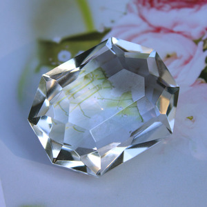 <span class=keywords><strong>Prix</strong></span> de gros vente chaude <span class=keywords><strong>diamant</strong></span> octogonal en cristal de quartz clair naturel taillé pour pendentif - Product Image 5