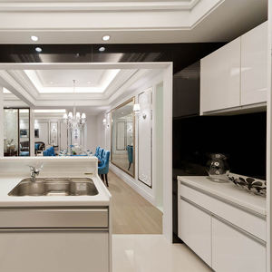 Armoires de cuisine modernes de luxe personnalisées Unite Armoires de cuisine personnalisées avec poignée Ensemble de meubles de cuisine design - Product Image 4