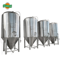 Kit de brassage de bière Manway supérieur à paroi unique en acier inoxydable 500L 5HL