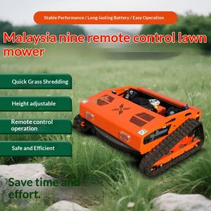 Cortadora de Césped a Control Remoto Pequeña, con Tracción en las Cuatro Ruedas, Alta Potencia, para Huertos y Bosques, Máquina Desbrozadora - Product Image 1