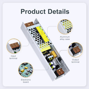 Alimentation électrique à découpage UHP CE LED Driver SMPS 12V 24V 60W-200W, tension constante, entrée 180-250V AC, protection contre les surintensités/les courts-circuits - Product Image 6