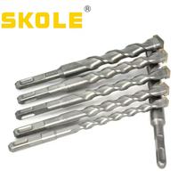 Marteau électrique SDS Plus, meilleure foret pour percer le béton, foret à percussion en alliage pour percer le granit, ensemble de forets pour béton