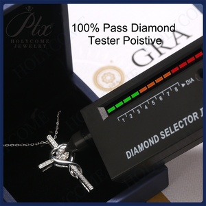 สร้อยคอเพชรโมอิสสีเงิน925สำหรับผู้หญิง0.5 2CT สร้อยคอสำหรับใส่ในชีวิตประจำวันงานปาร์ตี้อย่างเป็นทางการ MB042ไร้สารก่อภูมิแพ้เหนือกาลเวลา - Product Image 4