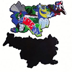 Customized 3D Country City Switzerland France Landmark Souvenir <b>Fridge</b> Engraved Refrigerator Magnet Metal Custom - Product Image 5