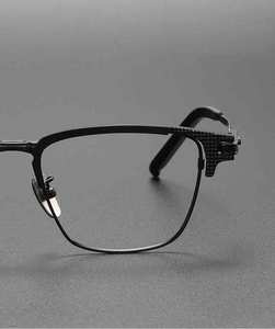 Célèbre marque Designer lunettes de soleil titane plein cadre lunettes chic carré ombre demi-cadre 2024 Logo personnalisé lunettes démo <span class=keywords><strong>Le</strong></span> - Product Image 6