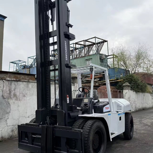 Montacargas Usado Japonés TCM FD100 con Motor Diésel Isuzu Hidráulico de 10 Toneladas - Product Image 1