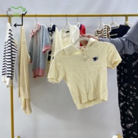 Articles de mode féminine de printemps en gros, gilets tricotés d'occasion, vente en gros de vêtements usagés en balles, marque YIJIAYI Premium