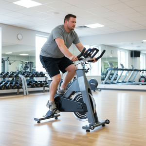 Bicicletas de Spinning Profesionales de Grado Comercial con Volante de Inercia de 20 kg, Resistencia Magnética, Transmisión por Correa Silenciosa, Bicicleta Estática para Gimnasio - Product Image 1
