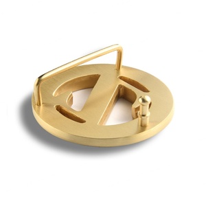 Wholesale Gold Plated <b>Letter</b> Custom Die Casting Blanks Quick Release <b>Brass</b> Belt Buckle - Product Image 4