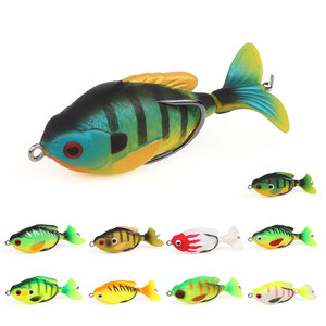 W.P.E Nouveaux appâts de natation Appâts de natation souples pré-truqués avec crochets ultra-pointus <span class=keywords><strong>Leurre</strong></span> souple de pêche Leurres de pêche en plastique souple - Product Image 1