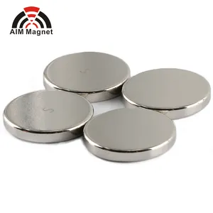 N52 Disc Magnet Fridge Magnets Neodium Supplier Neodymium Round Magnet Button