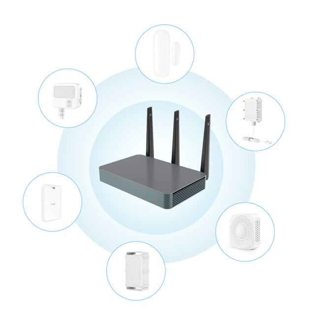 Energy - Efficient Smart Industrial 4G Lora Lte Gateway Low-Power Wireless Remote Control IoT Lorawan End Devices Indoor Gateway