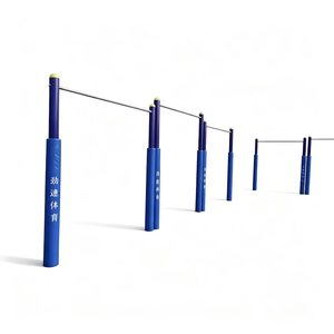 Barra per <span class=keywords><strong>trazioni</strong></span> da esterno bassa da 1,4 m, barra da allenamento a terra, attrezzatura fitness per parchi scolastici con barra in acciaio armonico - Product Image 1