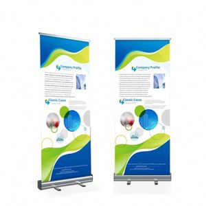 Outdoor Indoor Promotional <b>Creative</b> Design Silk Screen Printed Advertising Display Stand Logo for Banner Stand for Opening <b>Gifts</b> - Product Image 2