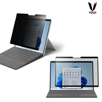 Protecteur professionnel, cadre amovible, étiquette de montage adhésive, filtre de confidentialité, protecteur d'écran pour Surface Pro 8/9