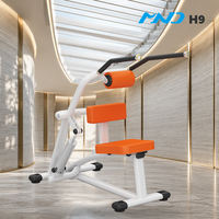 Banc d'exercices abdominal et d'extension dorsale économique MND Fitness – Équipement de gym haute performance pour acheteurs de studios à Paris