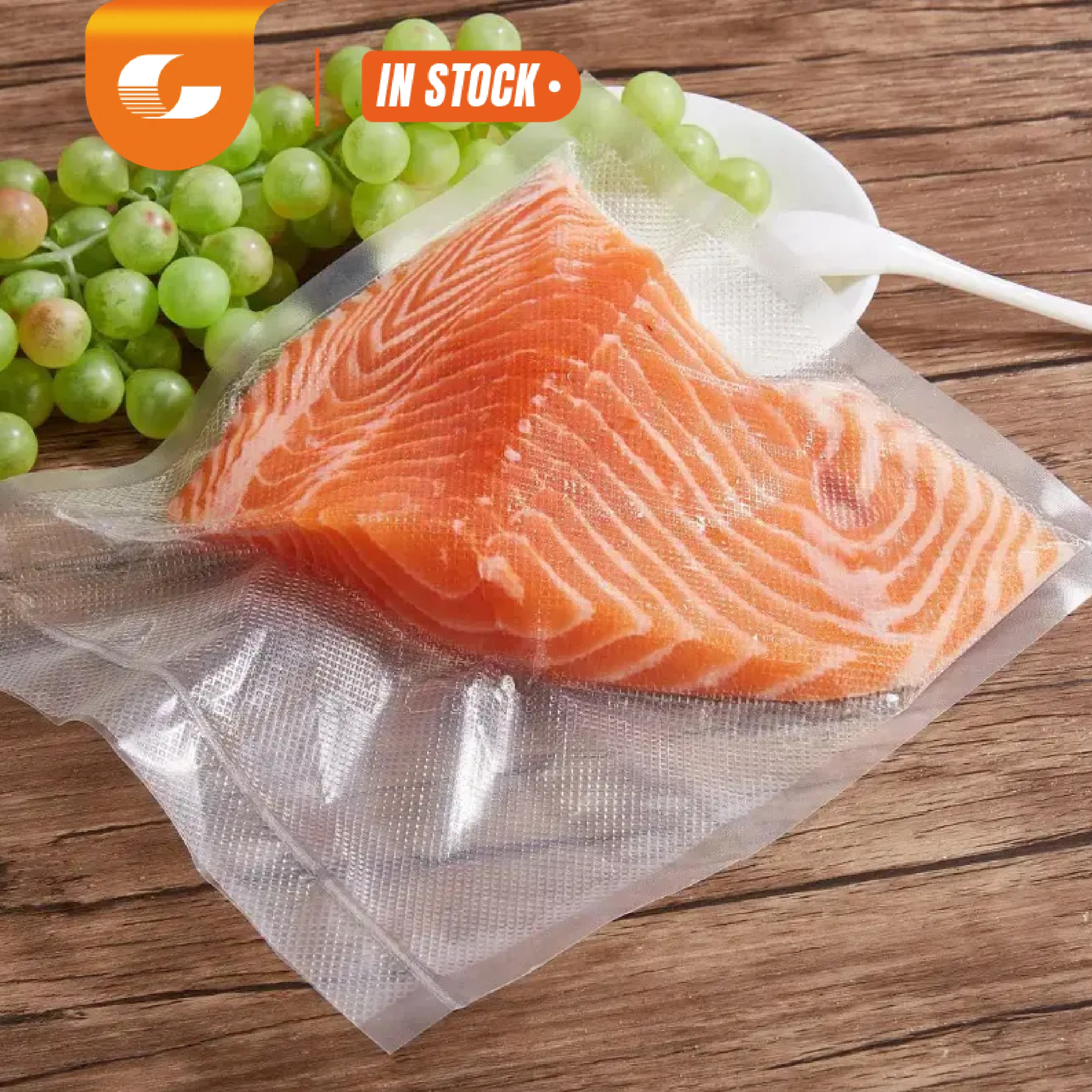 맞춤형 엠보싱 투명 진공 투명 비닐 봉투 보관 실러 찜 냉동 식품 포장 가방 진공 가방