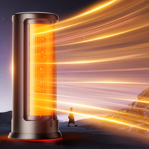 Chauffage électrique d'appoint sur pied avec télécommande 3000W Portable Chauffage <span class=keywords><strong>rapide</strong></span> Utilisation à domicile ou au bureau Thermostat réglable Énergie - Product Image 4
