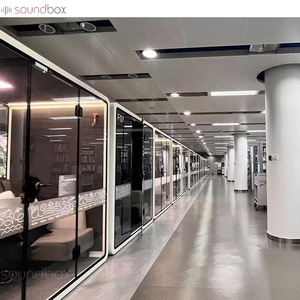 Văn Phòng Pod Cách Âm Trong Nhà Di Động Không Gian Làm Việc Di Chuyển Cabin Cuộc Họp Vỏ Văn Phòng Studio Gian Hàng Phòng Cách Âm - Product Image 2