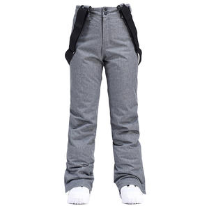 <span class=keywords><strong>Pantaloni</strong></span> da sci da uomo e <span class=keywords><strong>donna</strong></span> invernali da esterno antivento e impermeabili caldi e ispessiti a doppia tavola con zaino in spalla - Product Image 2