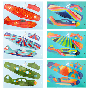 Jouet éducatif pour enfants, <span class=keywords><strong>avion</strong></span> <span class=keywords><strong>de</strong></span> <span class=keywords><strong>chasse</strong></span> peint, modèle <span class=keywords><strong>en</strong></span> <span class=keywords><strong>papier</strong></span> <span class=keywords><strong>avion</strong></span> 3D Puzzle <span class=keywords><strong>avion</strong></span> jouet bonbon - Product Image 5