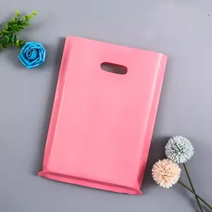 Bolsas de plástico HDPE reciclable para compras, logotipo de impresión personalizada, venta directa de fábrica