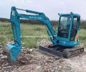 Mini-excavatrice Kubota Kx165 d'occasion de haute qualité de 5,5 tonnes avec lame de bulldozer, machine sur chenilles, mini-excavatrice Kubota Kx165 usagée - Product Image 4