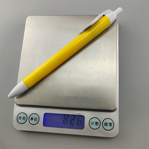 Bolígrafo Económico de Plástico Redondo y Cuadrado <span class=keywords><strong>con</strong></span> Clip Grande Tipo Click, Bolígrafo Azul <span class=keywords><strong>con</strong></span> Impresión de Logotipo Personalizado para Regalo Promocional - Product Image 4