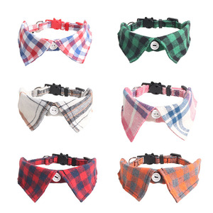 Et supplies-collar de gato de lujo para hombre, Traje a cuadros con hebilla separadora, venta al por mayor - Product Image 1