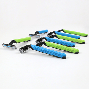 Biểu Tượng Tùy Chỉnh Đôi Lưỡi Dao Cạo Xử Lý Thép Không Gỉ 2 Lưỡi Dùng Một Lần Cạo Râu Dao Cạo Với Nhựa Xử Lý Treo Thẻ Bao Bì - Product Image 3