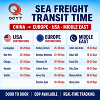 Fret maritime de Chine vers l'Arabie Saoudite, les États-Unis et le Canada pour le transport de marchandises B2B avec consolidation LCL et documents d'importation