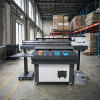 Nueva Impresora UV de Cama Plana 6090, Máquina I3200 CMYK, Resolución 1440, Velocidad de Impresión de 5 m, Impresión de Etiquetas de Cristal Flexible, Cuero y PVC