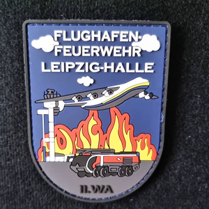 カスタム3DソフトPVCロゴエンボス加工シリコーンPVC鉄刺繍ベルクロ戦術PVCゴムパッチヒートプレスバッキング付き - Product Image 3