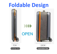 Sac à bagages de haute qualité avec logo personnalisé Valise à roulettes avion pliable Bagage pliant à combinaison de roue universel silencieux