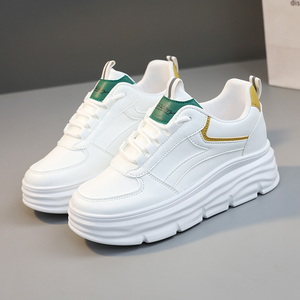 New Spring Summer Autumn Lightweight Breathable Little White <b>Shoes</b> Elevated Inner Height Fashionable Casual Versatile Women's - Product Image 6