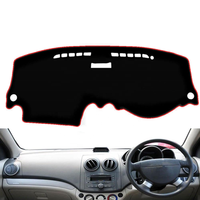 Auto-Armaturenbrett-Abdeckung Rutschfeste Wärmeisolierende Mittelkonsolen-Schutzmatte Innenraum-Zubehör für Chevrolet Aveo 2005-2011