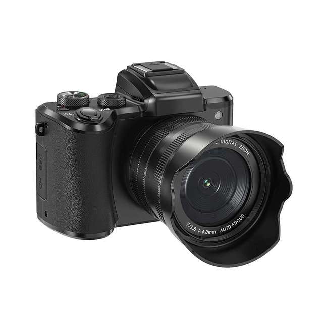 8K Mirrorless Camera with SD Card Waterproof & 16x Optical Zoom for Travel-HEVSTAR Brand