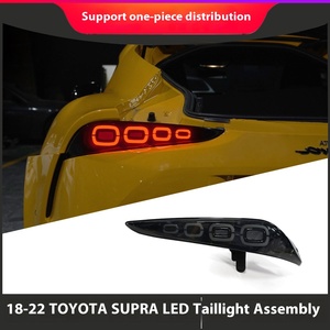 New 12V <b>LED</b> Rear Tail <b>Light</b> Streamer Turn Signal Demon King Bull Assembly Restoration for 18-22 <b>Red</b> Lens Color for 2021- L - Product Image 4