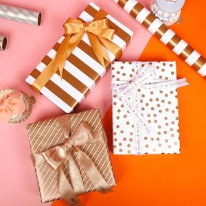 High Quality Wholesale 80g 43*300cm <b>Birthday</b> Streak Rhomboid Dot Wavy Star Packaging <b>Paper</b> Gift <b>Wrapping</b> <b>Paper</b> - Product Image 4
