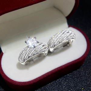 Ensemble de bagues assorties pour couples, bijoux tendance pour femmes, cadeau d'anniversaire - Product Image 6