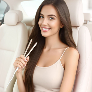25W USB-C Cordless Ceramic Flat Iron Hair Straightener Curler 190&deg;C LED Display Electric Multifunction Travel for Home Trip - Product Image 5