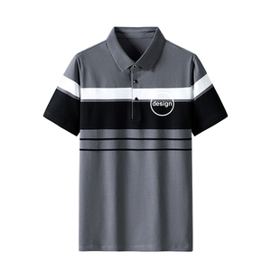 Camisetas Polo Personalizadas para Hombre, Ropa de Trabajo de Verano, Camisas de Manga Corta con Solapa, Logotipo Bordado, Camiseta Polo de Algodón de Marca - Product Image 1