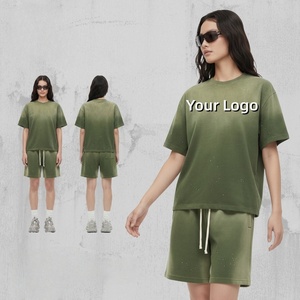 เสื้อยืดคอกลมโอเวอร์ไซส์แบบหนา ผลิตตามสั่ง ขายส่ง ระบายอากาศได้ดี แห้งเร็ว สีพื้นเรียบง่าย สำหรับผู้ชาย - Product Image 1