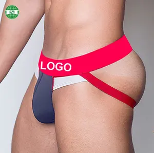 Sous-vêtements sexy jockstraps en polyester pour hommes entièrement personnalisés avec votre propre marque DONGGUAN HOUSON GIFTS FACTORY