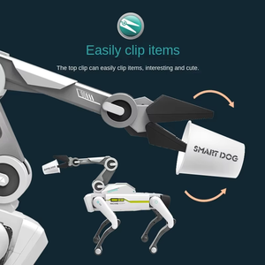 Robot Anjing Pintar AI 4 Kaki Mainan Anak-Anak dengan Kontrol Jarak Jauh Aplikasi, Bahan Stainless Steel Tahan Air - Product Image 4