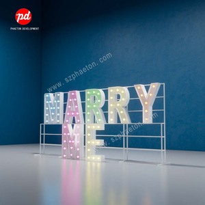 Lettres <span class=keywords><strong>de</strong></span> chapiteau <span class=keywords><strong>de</strong></span> couleur changeante RVB Épousez-<span class=keywords><strong>MOI</strong></span> avec étagère Lettres lumineuses pour proposition <span class=keywords><strong>de</strong></span> mariage Fournitures <span class=keywords><strong>de</strong></span> fête Décorations - Product Image 2