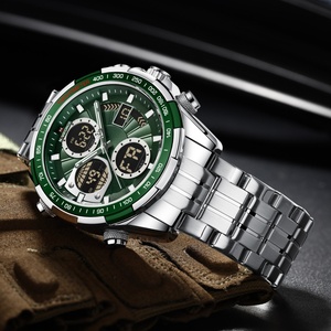 Montre originale Naviforce 9197S pour homme, affichage de la semaine, mouvement japonais, prix des montres, affichage numérique LED, Guangzhou Jam Tangan Analogique - Product Image 3