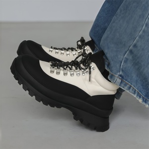 Bottes Martin de luxe pour hommes, nouvelle collection, <span class=keywords><strong>chaussures</strong></span> Panda rehaussantes pour l'extérieur, randonnée - Product Image 1