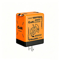 Chargeur rapide universel STONGWIRE ST005 120W GaN OEM avec câbles rétractables double port PD/A+C (Type-C) et protection OLP