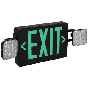Lumière d'urgence LED DF-2 UL 924 avec batterie de secours Ni-Cd, lumière de sortie d'urgence rouge et verte combinée - Product Image 5
